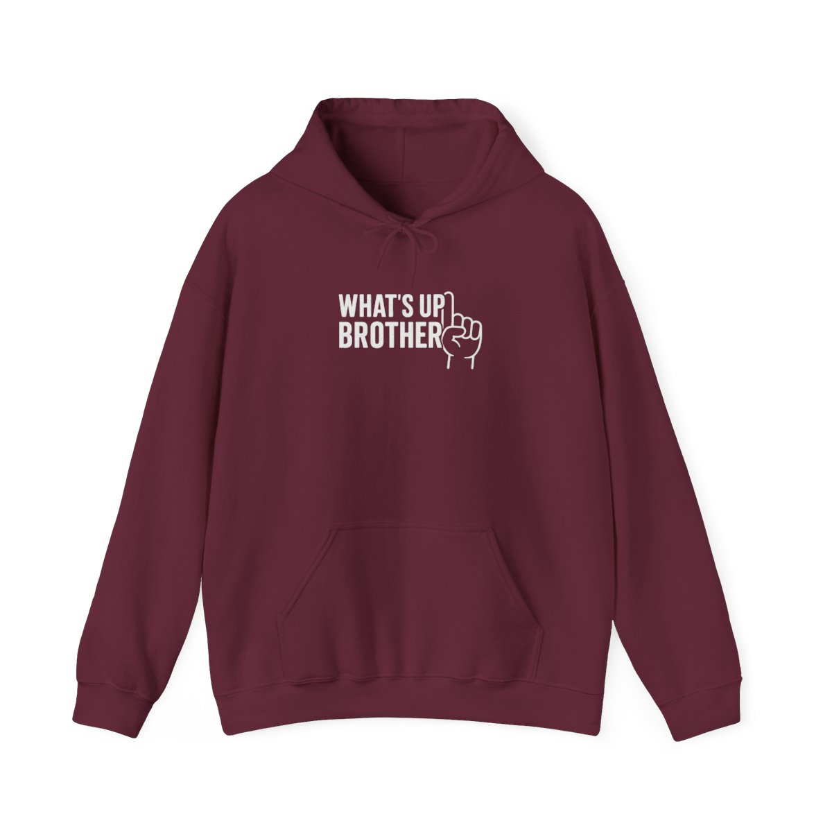 Funny Streamer 'What's Up Brother' Sketch Hoodie - alternate angle 4, merchandise