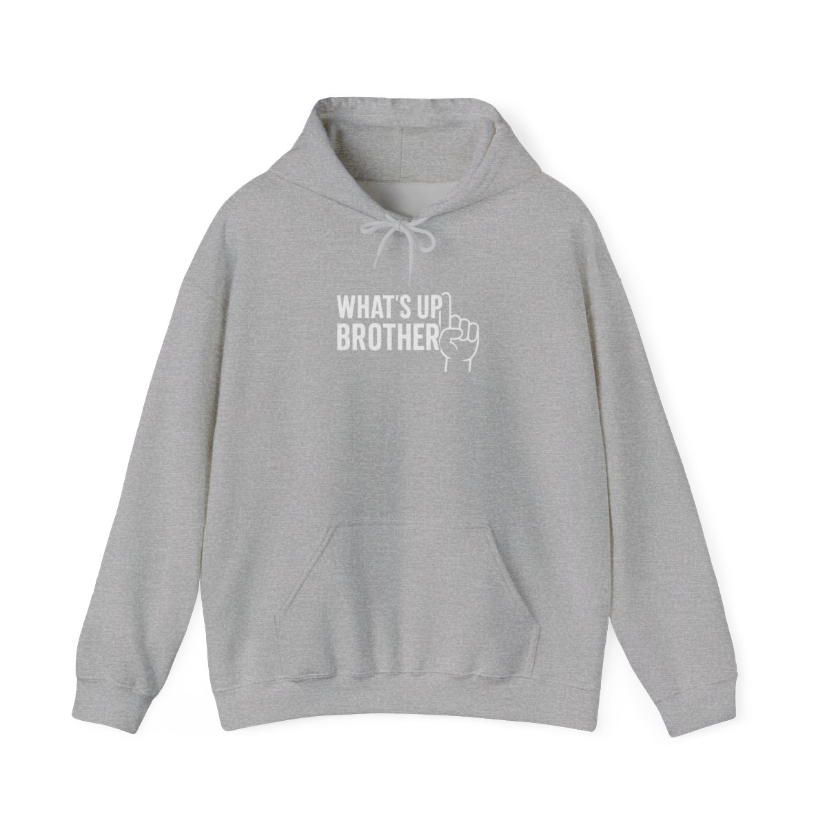 Funny Streamer 'What's Up Brother' Sketch Hoodie - alternate angle 5, merchandise