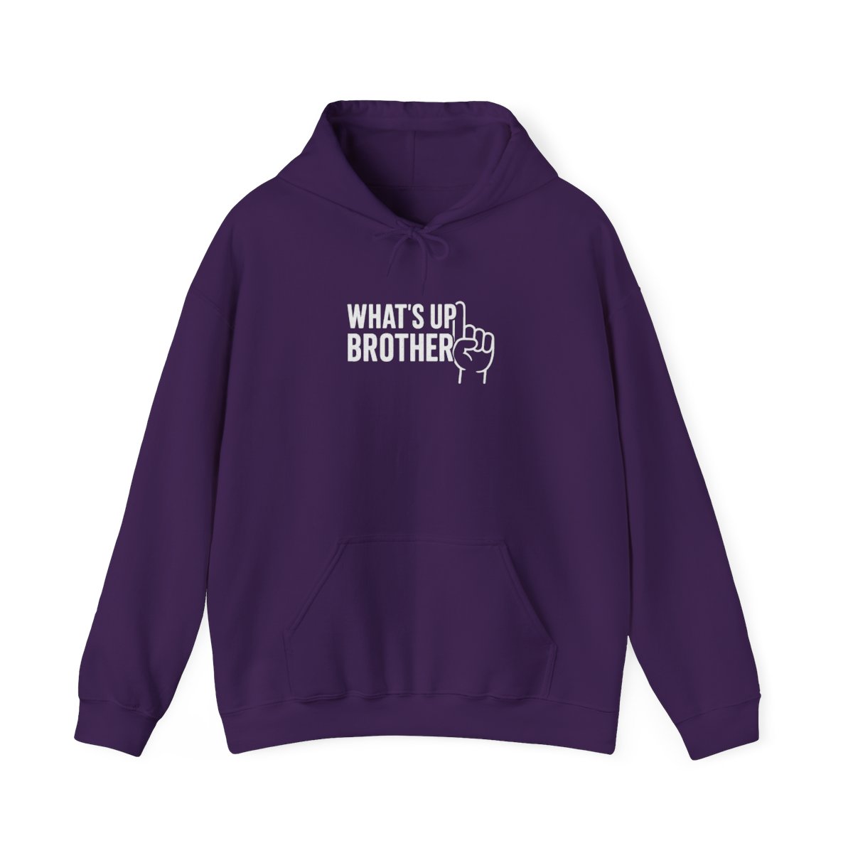 Funny Streamer 'What's Up Brother' Sketch Hoodie - alternate angle 3, merchandise