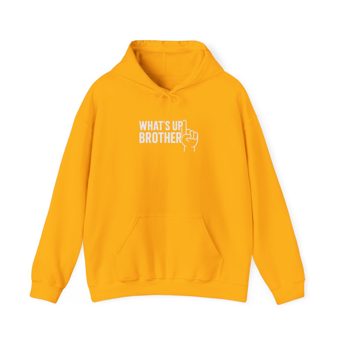 Funny Streamer 'What's Up Brother' Sketch Hoodie - alternate angle 3, merchandise