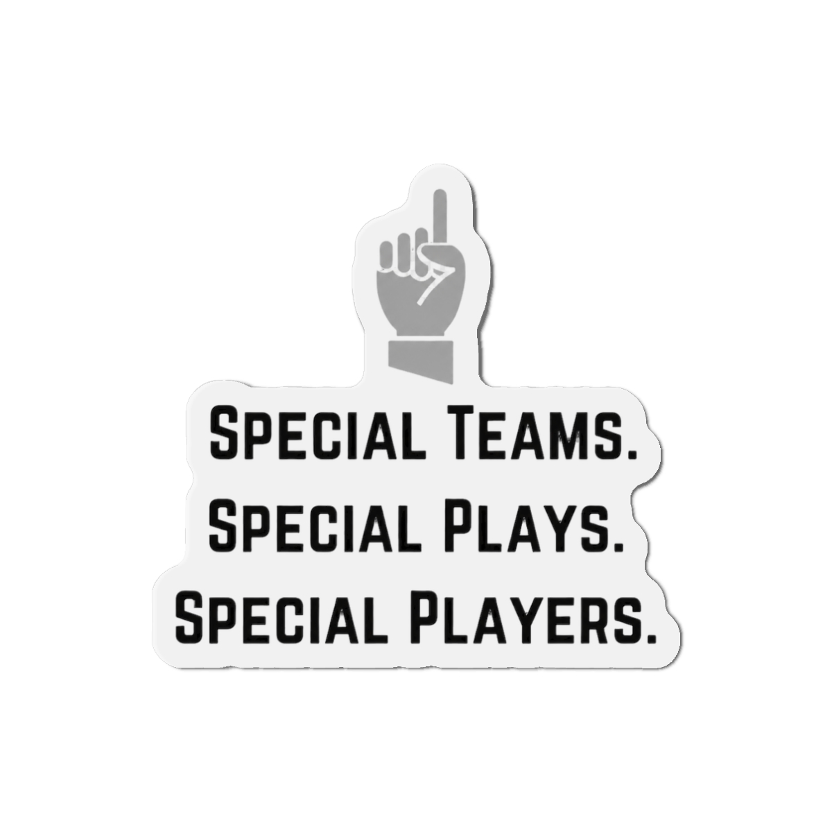 Special Teams Magnet, NFL Sketch Art, Father&;s Day Gift - alternate angle 1, merchandise