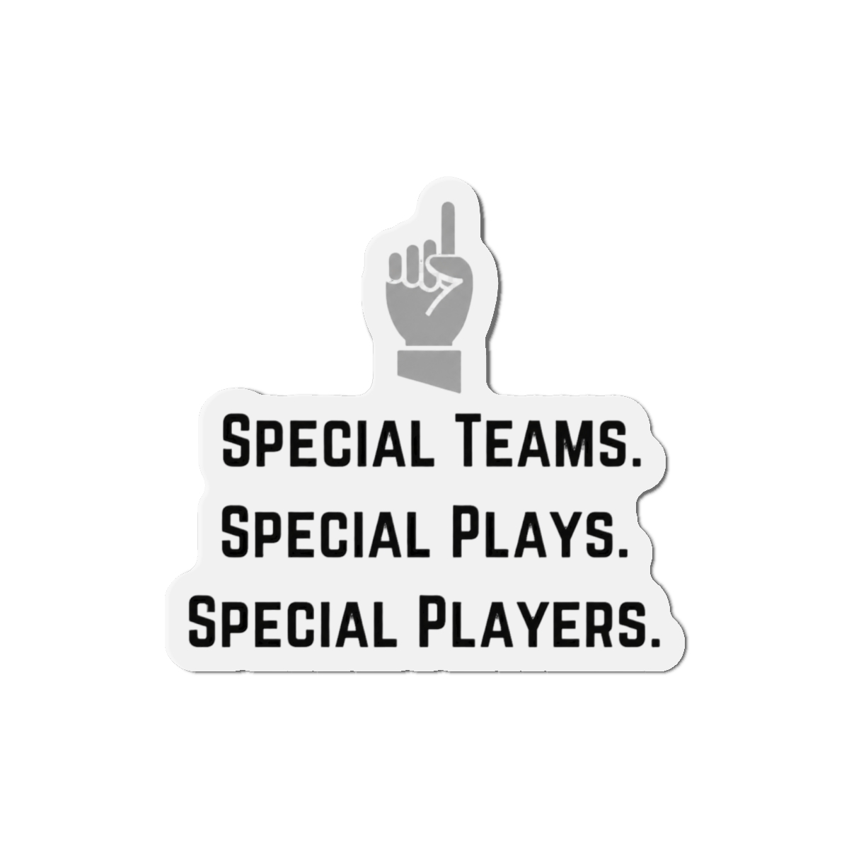 Special Teams Magnet, NFL Sketch Art, Father&;s Day Gift - alternate angle 3, merchandise
