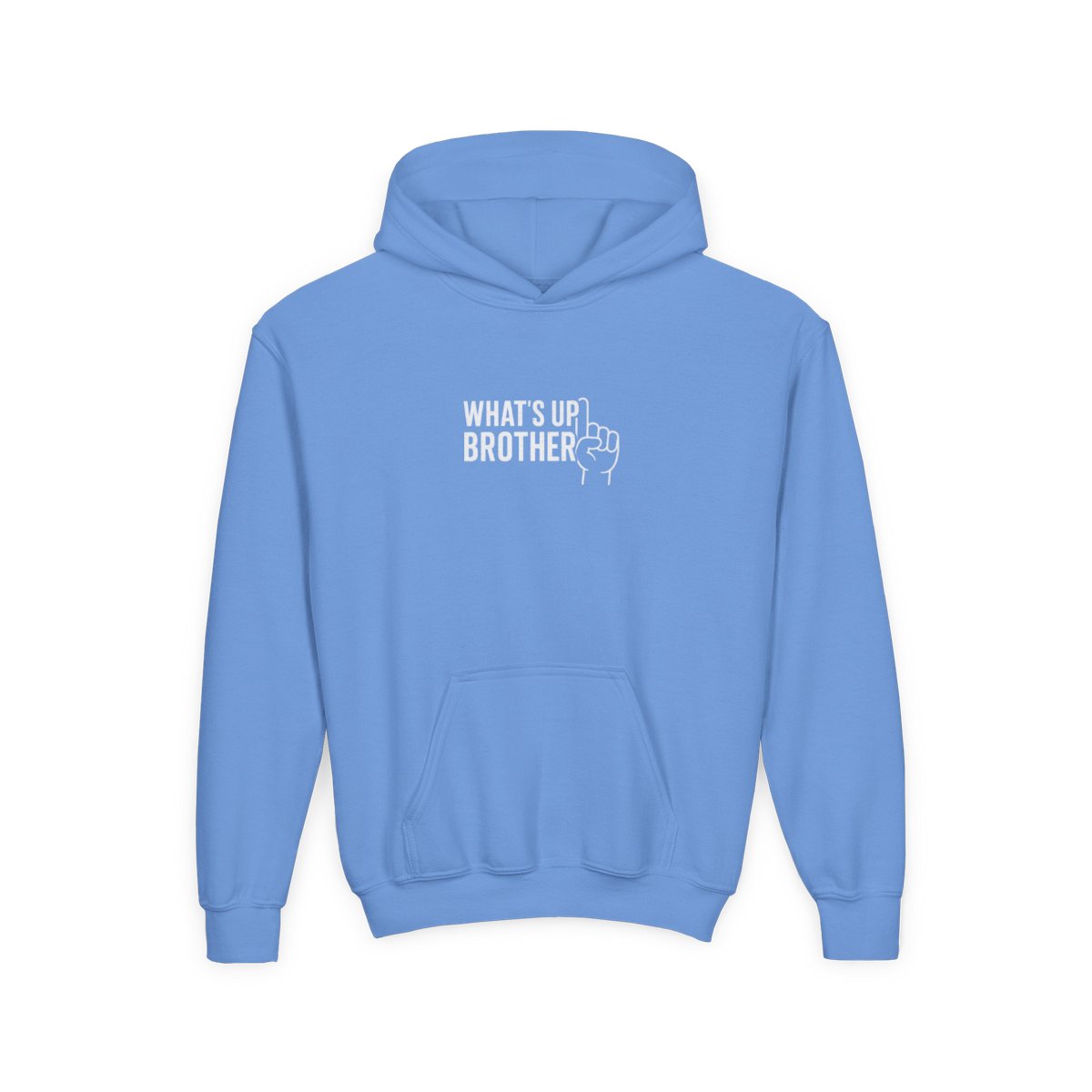 Funny Streamer 'What's Up Brother' Sketch Kids Hoodie - alternate angle 5, merchandise