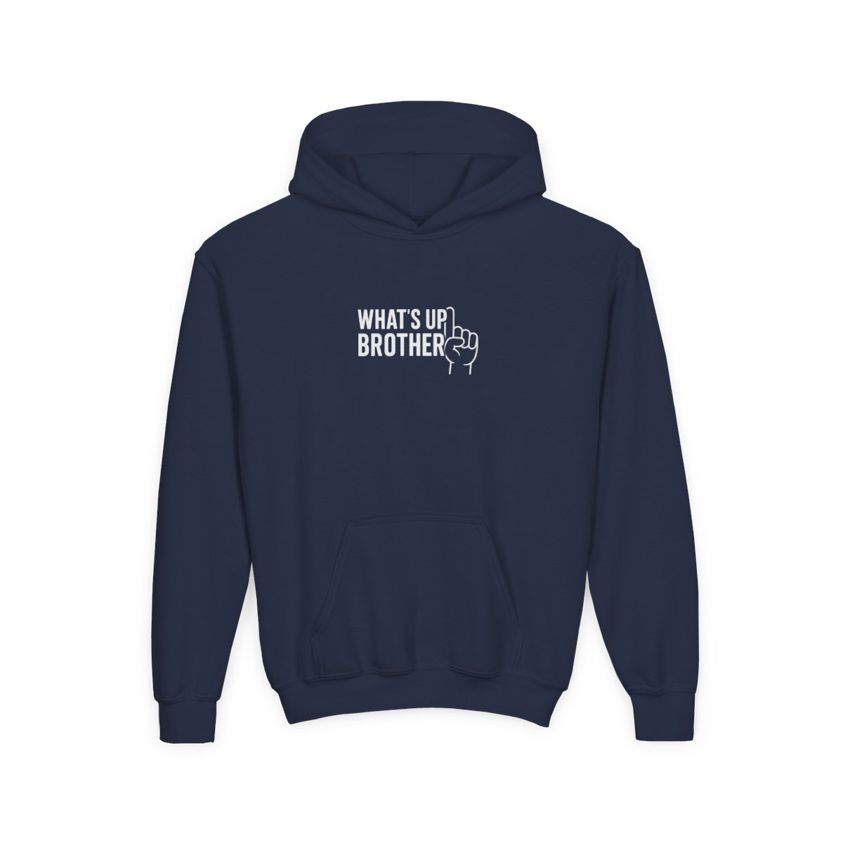 Funny Streamer 'What's Up Brother' Sketch Kids Hoodie