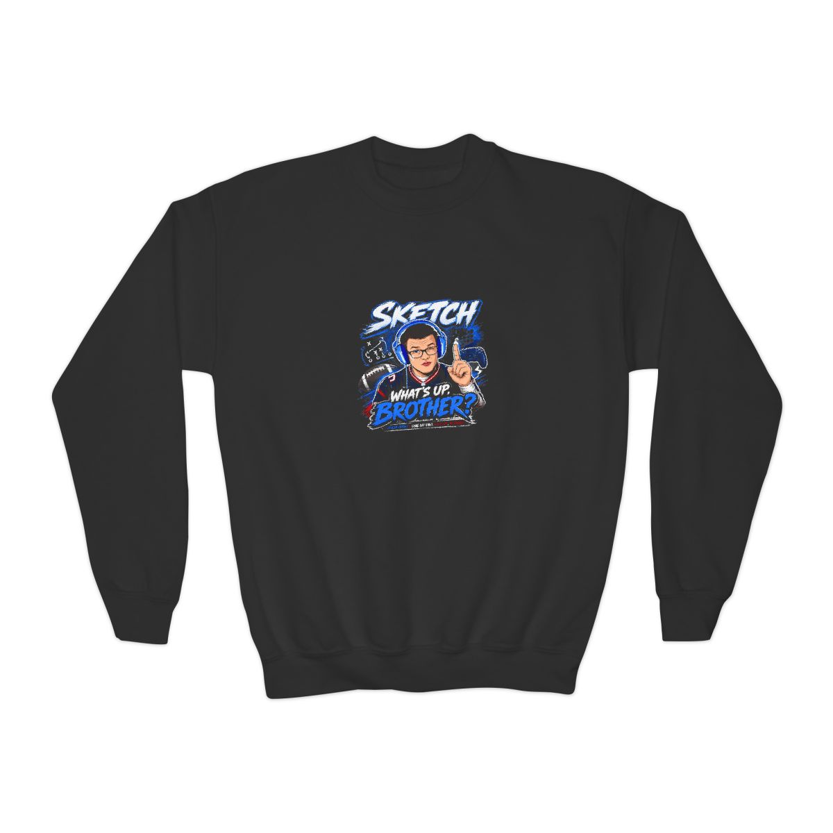 Sketch Crewneck Kids Sweatshirt
