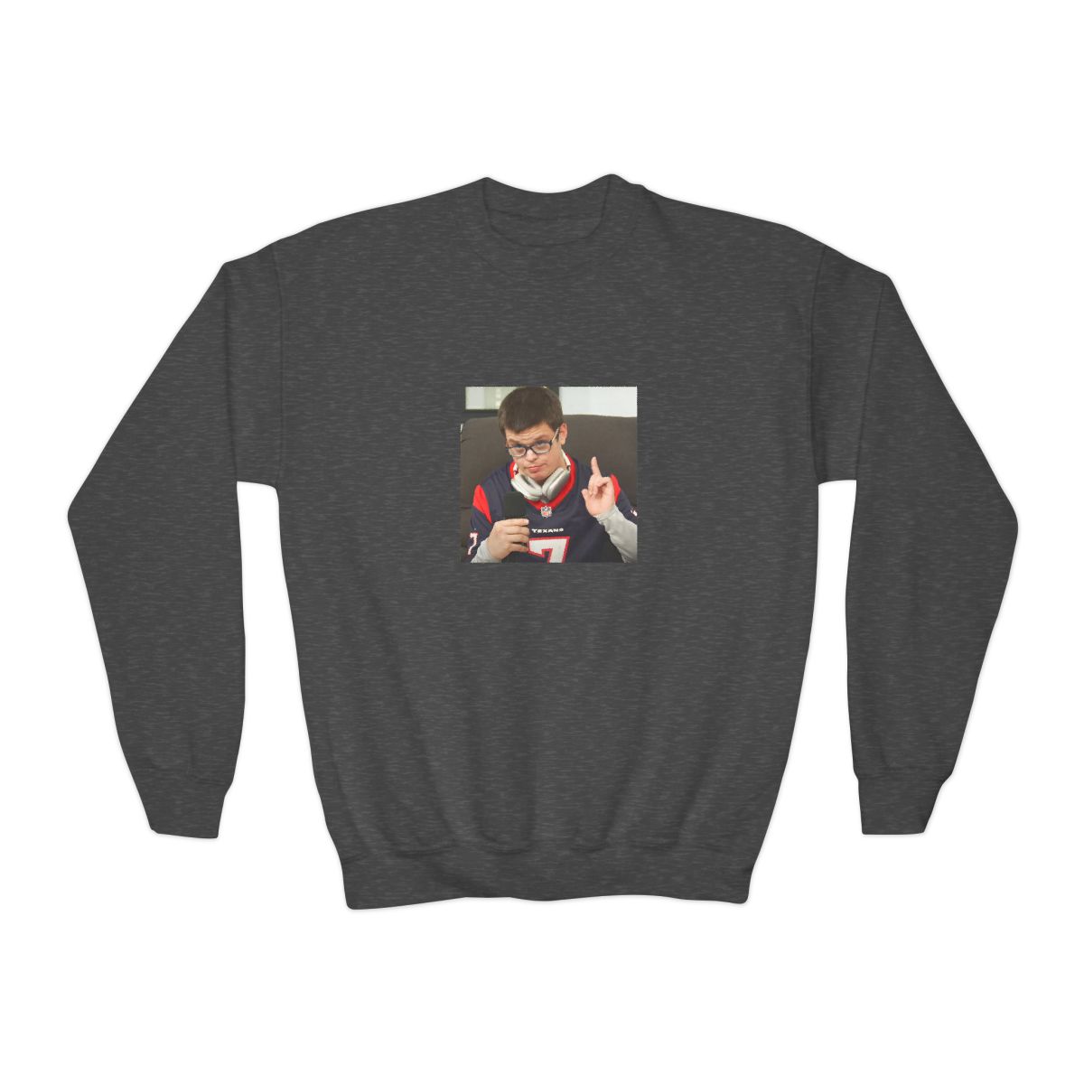 Sketch Crewneck Kids Sweatshirt - alternate angle 3, merchandise
