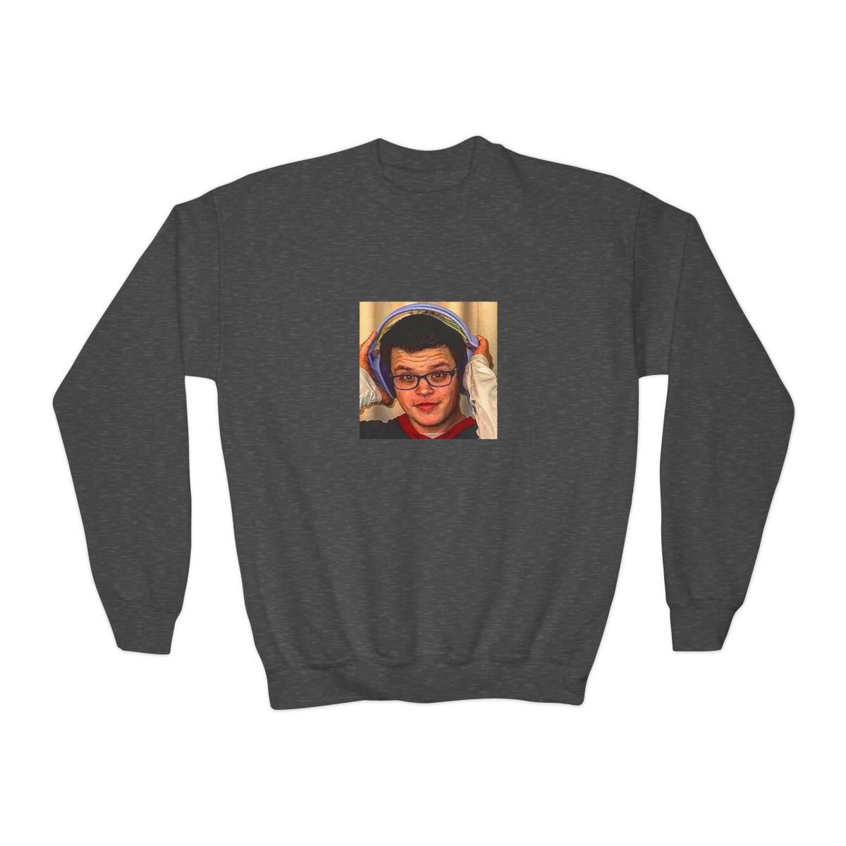 Sketch Crewneck Kids Sweatshirt #3 - alternate angle 3, merchandise