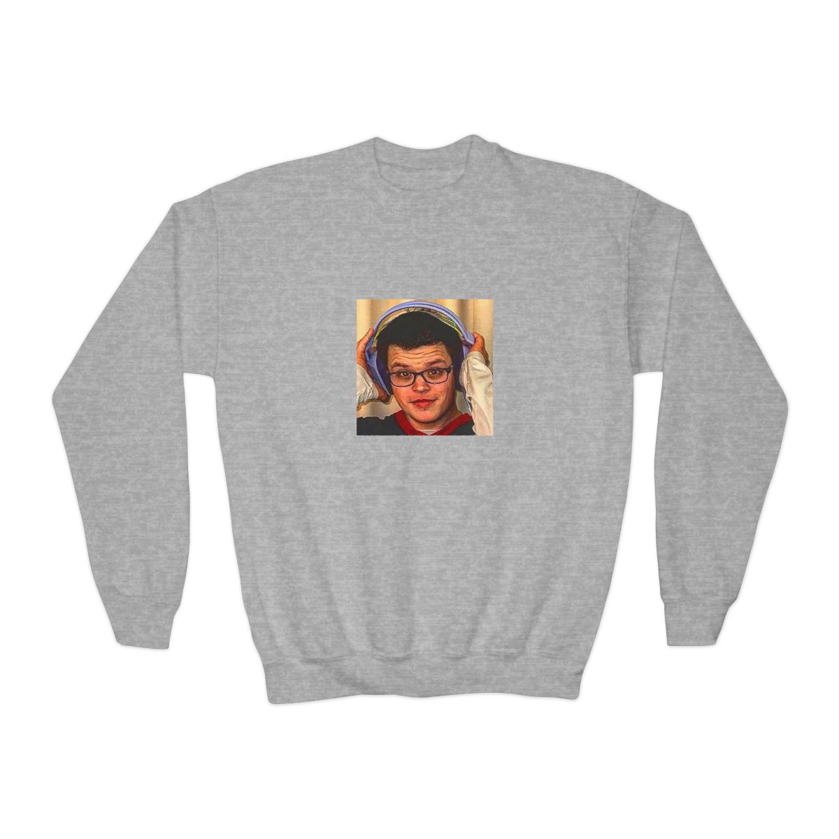 Sketch Crewneck Kids Sweatshirt #3 - alternate angle 2, merchandise
