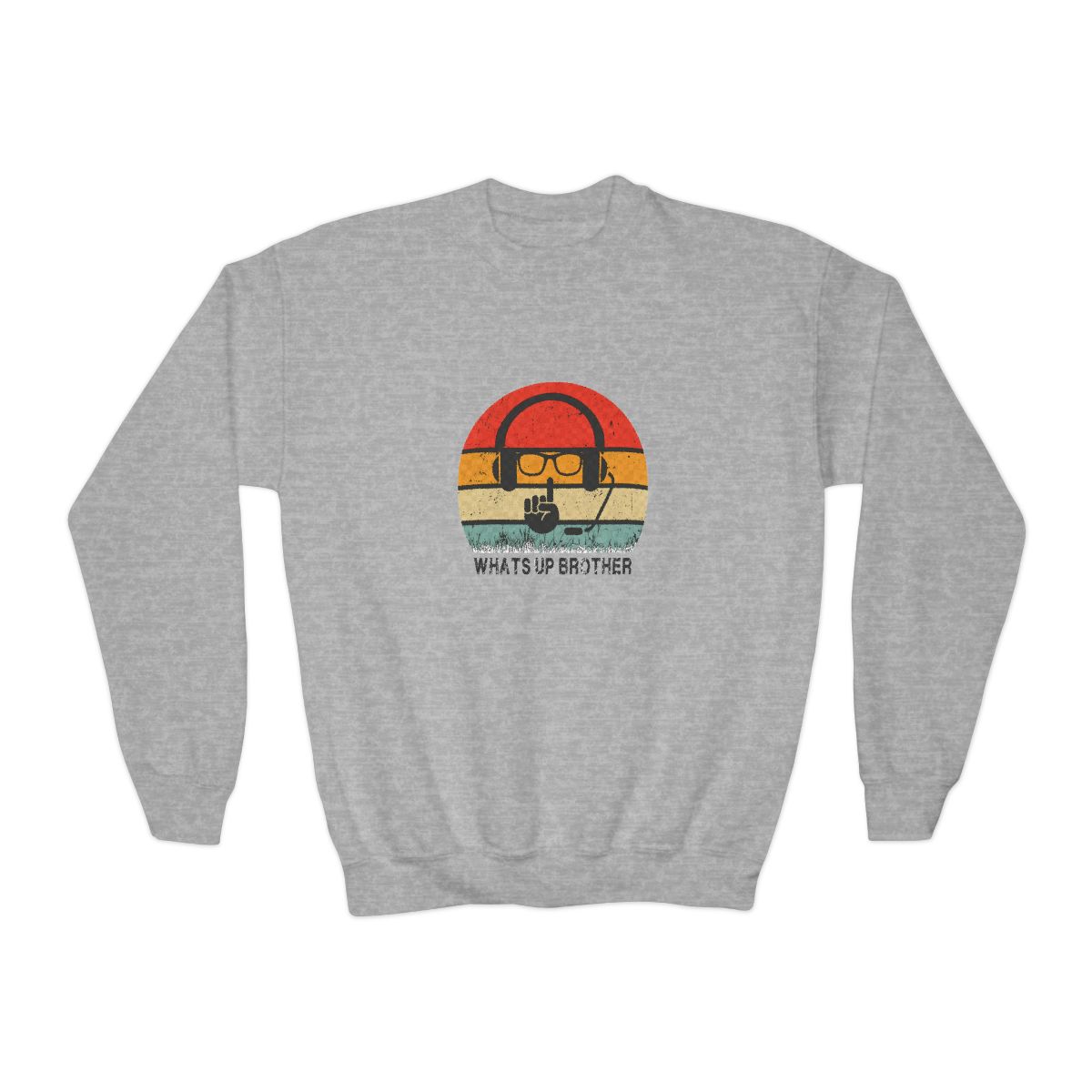 Sketch Streamer Whats Up Brother Funny Vintage Video Game (Kids) - alternate angle 3, merchandise