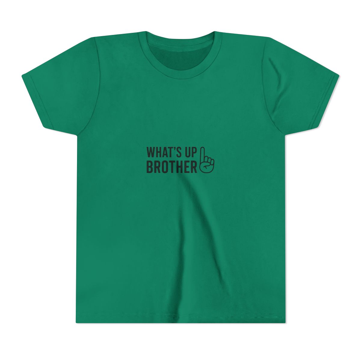 What's Up Brother Sketch Streamer Tall Kids T-Shirt - alternate angle 2, merchandise