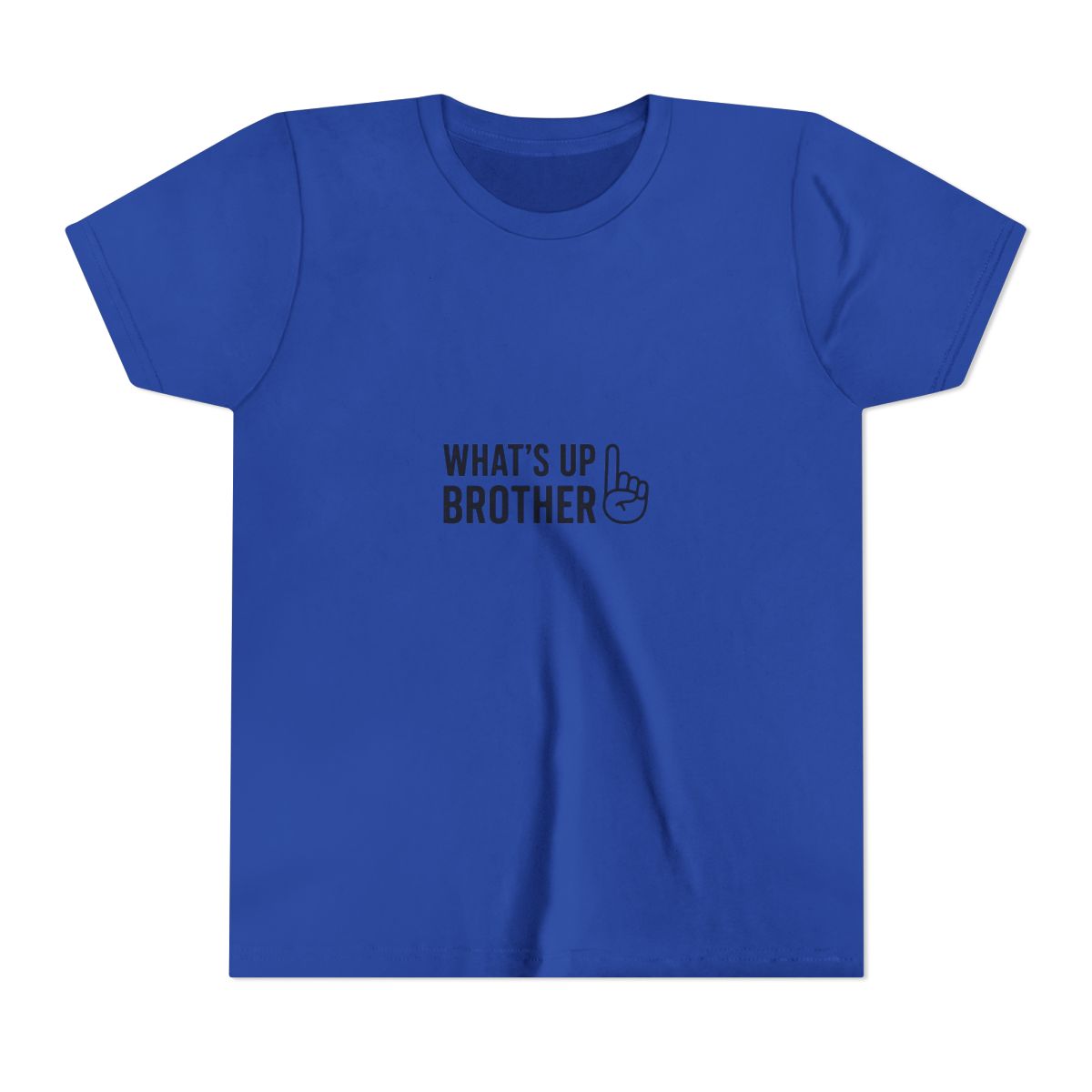 What's Up Brother Sketch Streamer Tall Kids T-Shirt - alternate angle 3, merchandise