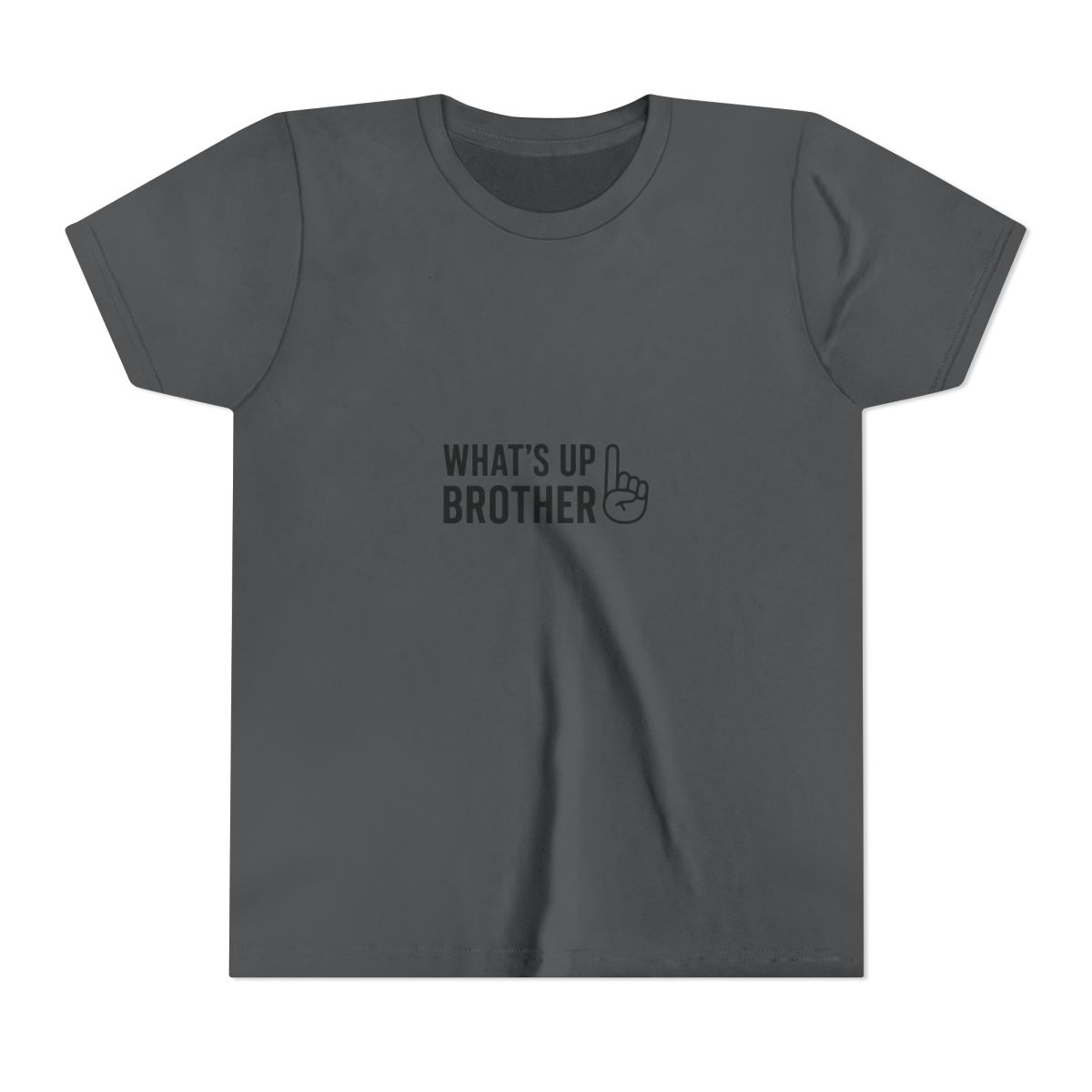 What's Up Brother Sketch Streamer Tall Kids T-Shirt - alternate angle 4, merchandise